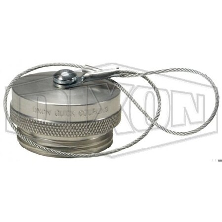 Dixon WS Series Wing Style Interchange Dust Plug, 1-1/4 in Nominal, Aluminum, Domestic 10WSDP-A